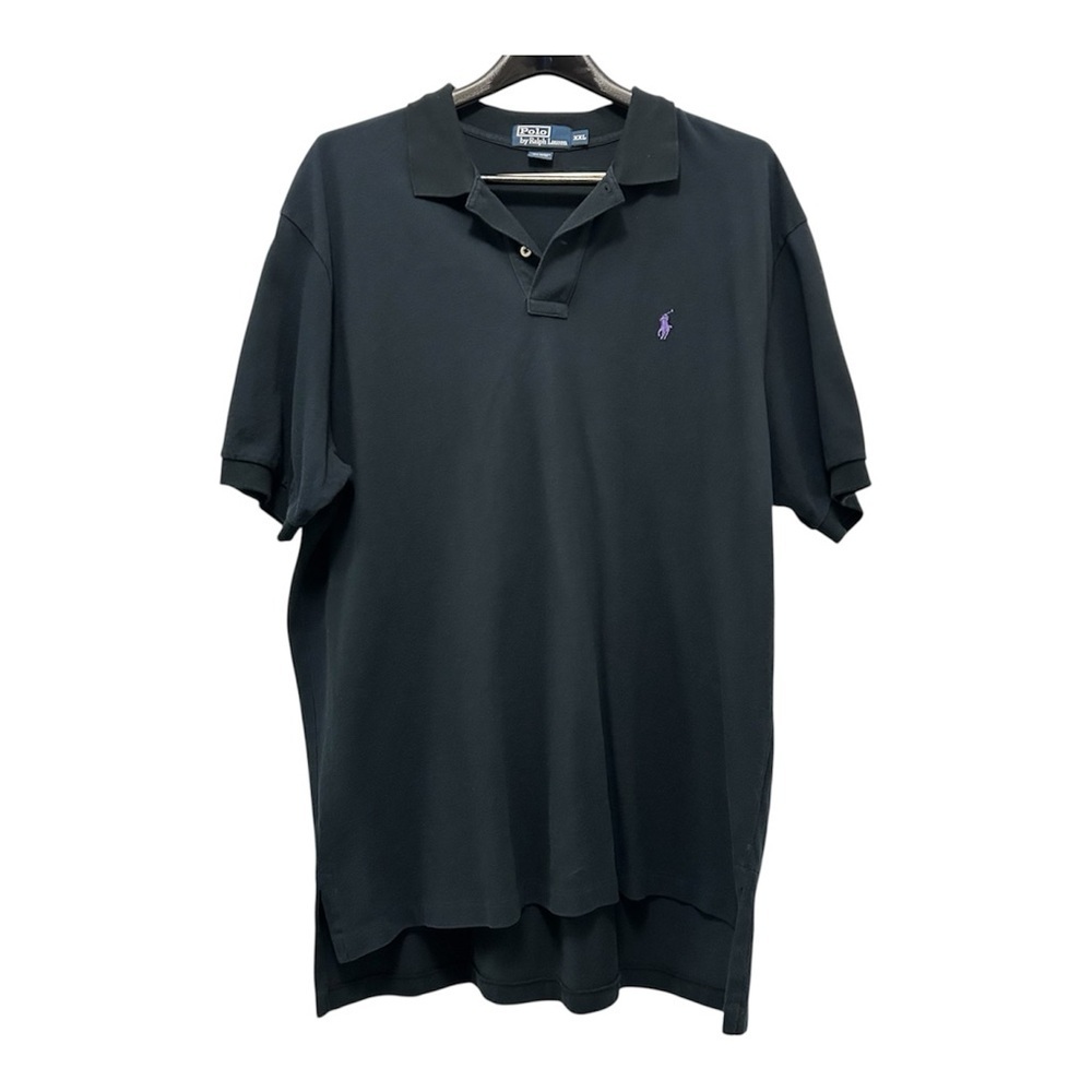 Polo by Ralph Lauren Navy Blue Cotton Polo Shirt – Purple Pony Logo SZ XXL
